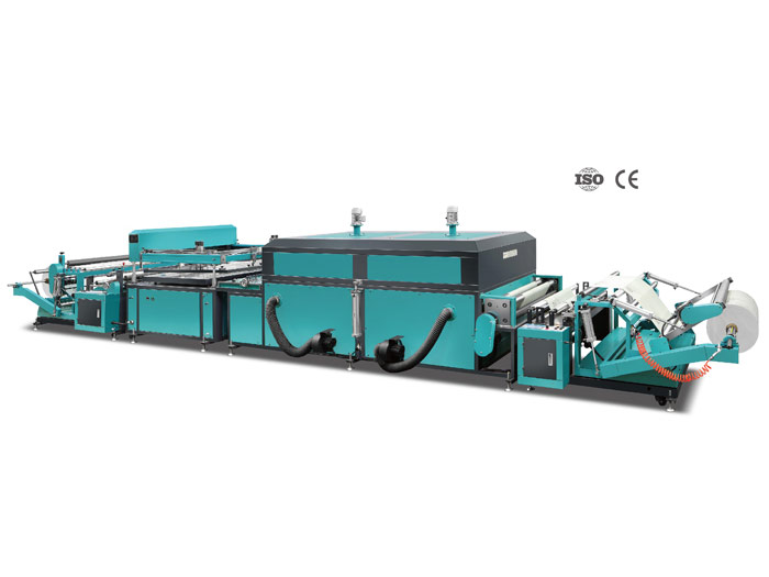 Automatic single color roll to roll nonwoven fabric screen printing machine